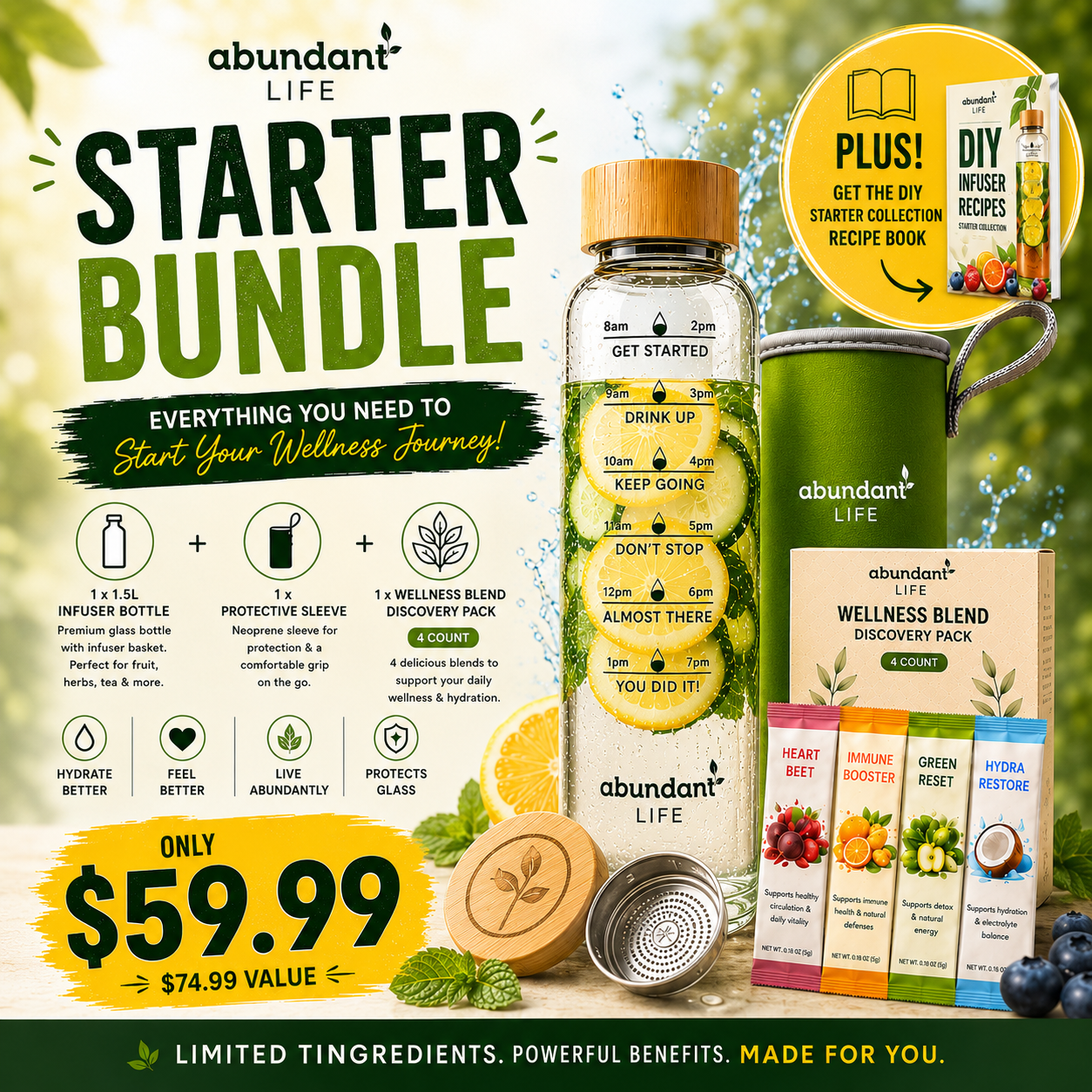 Abundant Life™ Complete Hydration Starter Bundle