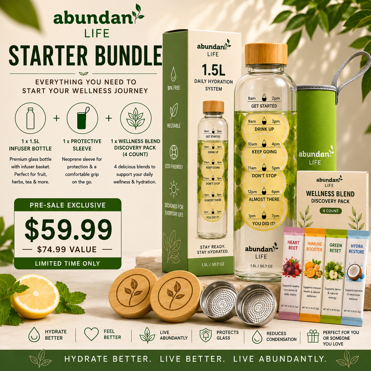 Abundant Life™ Complete Hydration Starter Bundle