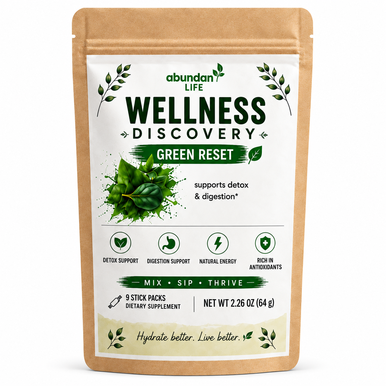 Green Reset – Digestion Cleanse Blend