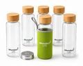 6-Pack 0.5L Glass BPA-Free Infuser Water Bottle Set